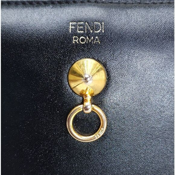 Authentic Fendi Vitello Liberty Century Lucido By The Way Zip Around Wallet - Picture 7 of 17